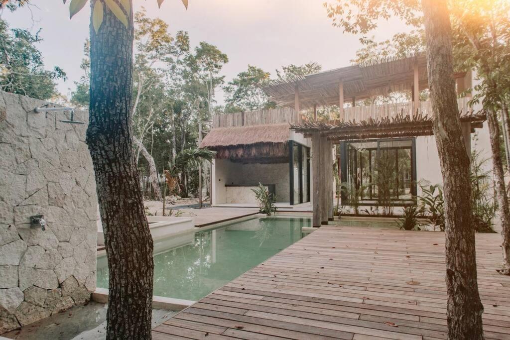 Villa Xuncari In The Heart Of The Jungle トゥルム エクステリア 写真