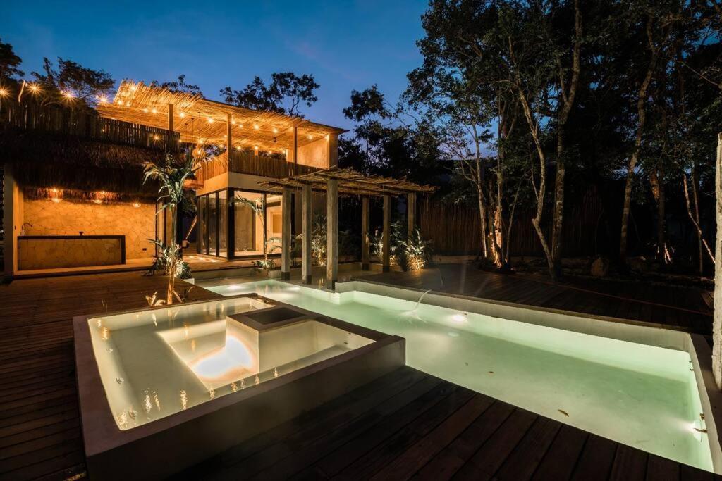 Villa Xuncari In The Heart Of The Jungle トゥルム エクステリア 写真