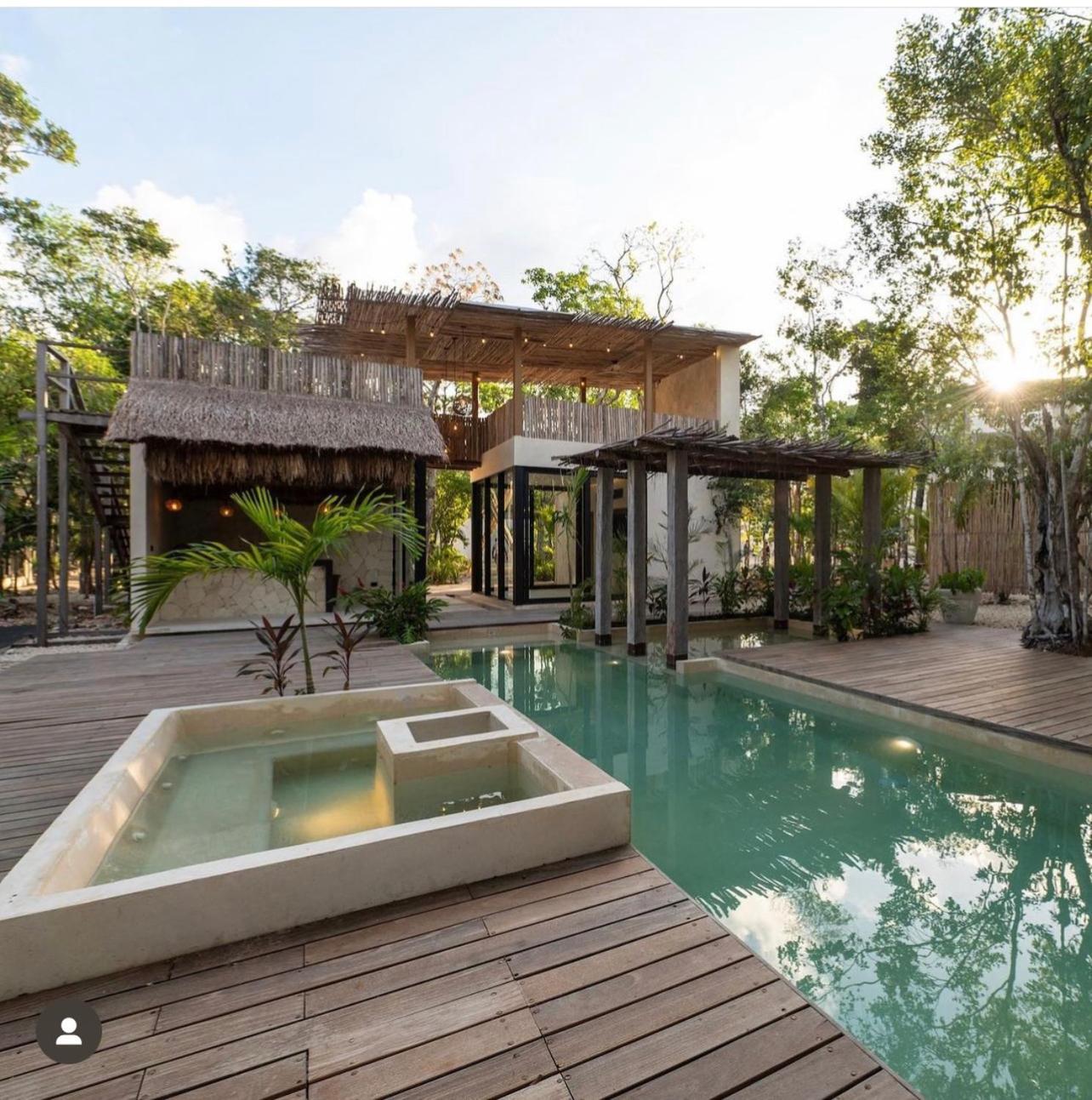 Villa Xuncari In The Heart Of The Jungle トゥルム エクステリア 写真